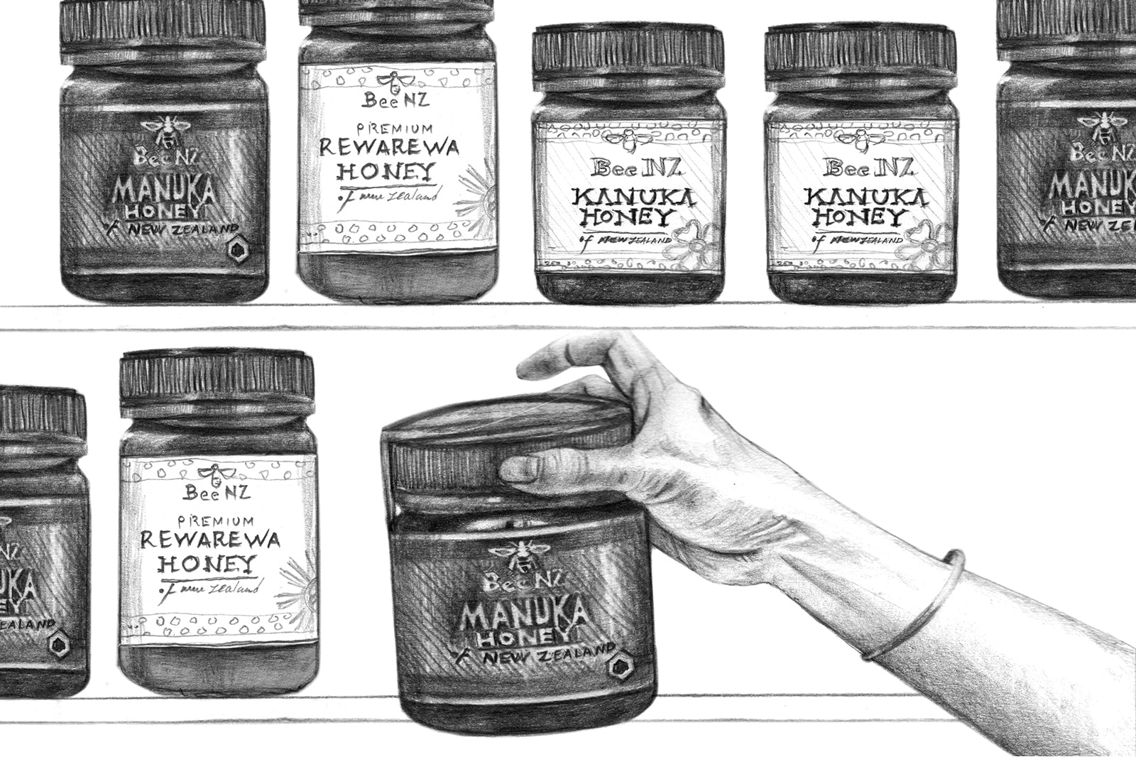 BeeNZプレミアムマヌカハニーの4つの特徴