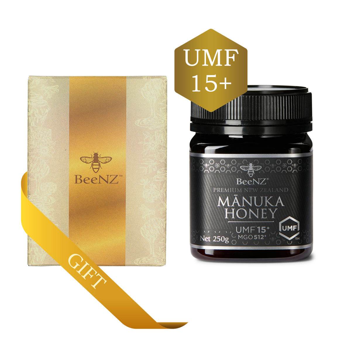 BEENZ プレミアムマヌカハニー　UMF15+ 新品 ギフト】BeeNZ プレミアムマヌカハニー（UMF15+）250g